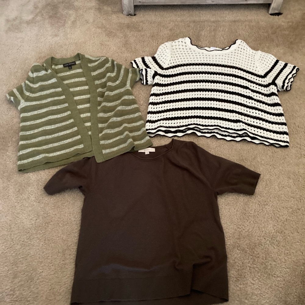 Lane Bryant gap and loft sweater group